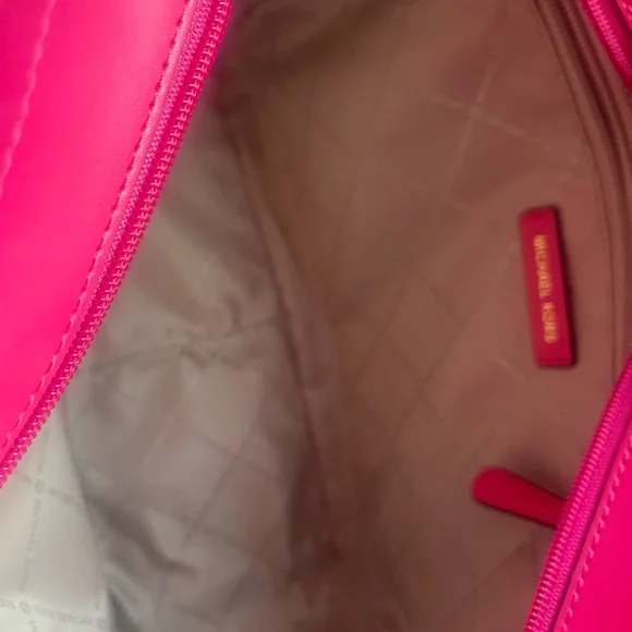 Michael Kors Pink and Tan Women's Bag - Picture 6 of 6